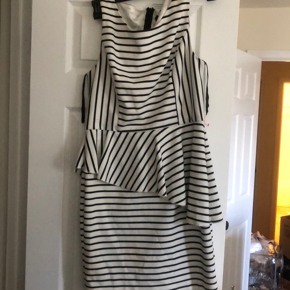BEBE peplum dress
